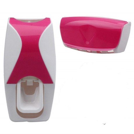 Automatic Toothpaste Holder Dispenser-Pink Buy Online in Zimbabwe thedailysale.shop