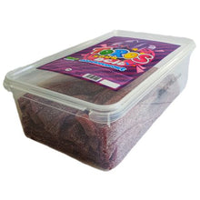 Load image into Gallery viewer, Toros - Black Currant Sour Strips/Belt - (1Kg/100 Pieces.)
