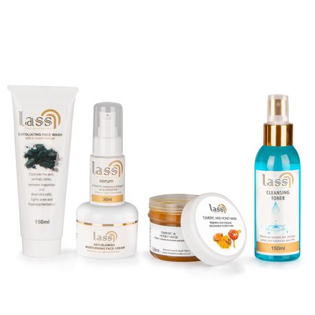 Lass Skincare Full Face Care Kit Buy Online in Zimbabwe thedailysale.shop
