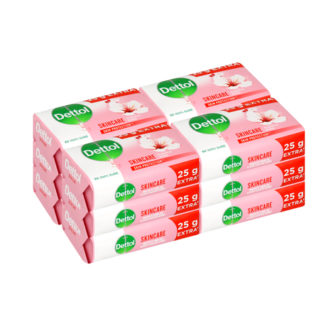 Dettol Soap Skincare - 12 x 175g
