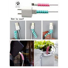 Load image into Gallery viewer, (16 Piece) Spiral Charger Cable Protector Date Cable Saver Charging
