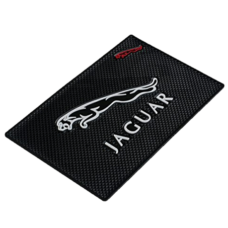 OQ Car Dashboard Silicone Mat with Car Logo - JAGUAR