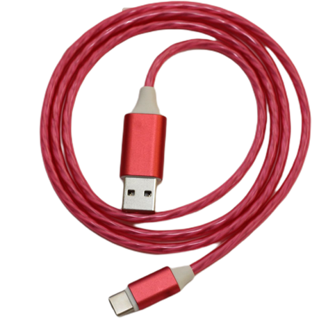 Digital Nomad Digital Accessories - LED Auto Off USB Cable - Pink - Type C Buy Online in Zimbabwe thedailysale.shop