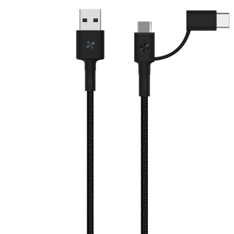 ZMI 1m - 3A 2in1 USB Type-A to MicroUSB/Type-C Adapter Quick Charge Cable Buy Online in Zimbabwe thedailysale.shop