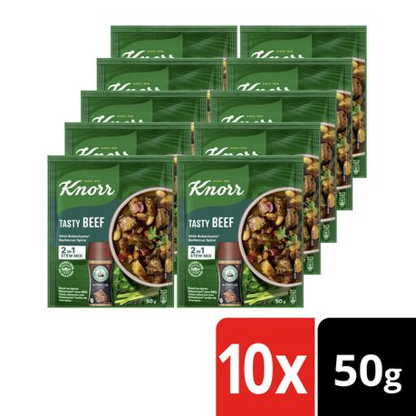 Knorr Tasty Beef with Robertsons Barbecue Spice Soup 10x50g Buy Online in Zimbabwe thedailysale.shop