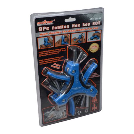 9 Piece Folding Hex Multi-functional Key Set Buy Online in Zimbabwe thedailysale.shop