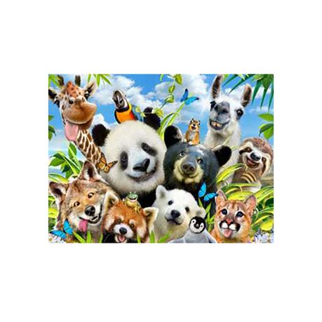 Diamond Painting DIY Kit,Full Drill, 40x30cm- Wildlife Selfie Buy Online in Zimbabwe thedailysale.shop