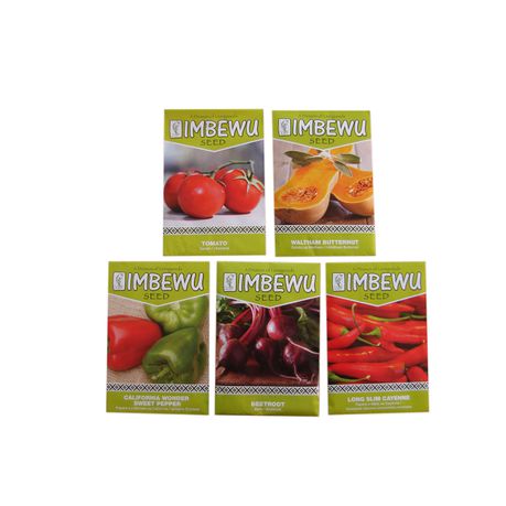 Vegetable Seed - 5 pack - The Colour Collection Buy Online in Zimbabwe thedailysale.shop