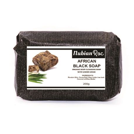 Raw African Black Soap with Lemongrass Buy Online in Zimbabwe thedailysale.shop