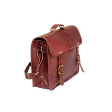 Load image into Gallery viewer, Minx - Genuine Leather Bahama Laptop Bag Brown - 15
