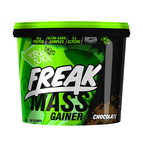 Muscle Junkie Freak Mass All-in-One Chocolate 4Kg Mass Gainer Buy Online in Zimbabwe thedailysale.shop