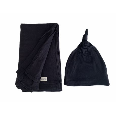 Petit Bunny- Swaddle Blanket & Top Knot Beanie Set Buy Online in Zimbabwe thedailysale.shop