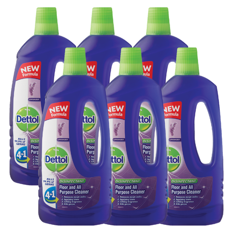 Dettol All Purpose Cleaner - Lavender - 6 Pack x 750 ml Buy Online in Zimbabwe thedailysale.shop