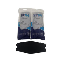Load image into Gallery viewer, KF94 Fish Type Anti Fog Full Seal Disposable Protective Masks - Black - 20
