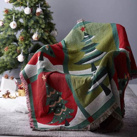 Christmas Sofa Decorative Throw Knitted Blanket Buy Online in Zimbabwe thedailysale.shop
