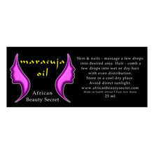 Load image into Gallery viewer, African Beauty Secret Maracuja Oil - 25ml
