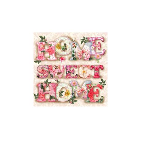 Diamond Painting DIY Kit,Full Drill, 30x30cm- Home Sweet Home Buy Online in Zimbabwe thedailysale.shop