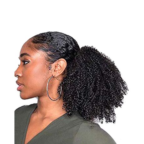 BLKT Kinky Ponytail Wig 12 inches Synthetic #2