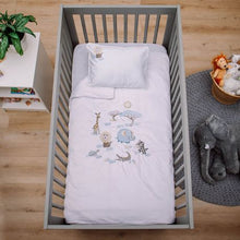 Load image into Gallery viewer, Babes &amp; Kids - African Safari Cot Duvet Set -Egyptian Cotton
