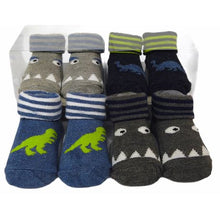 Load image into Gallery viewer, Baby Socks Gift Pack - Dinosaur
