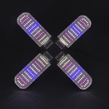 Load image into Gallery viewer, 50 Watt 4 Leaves Foldable Full Spectrum LED Grow Light Bulb
