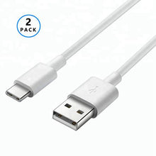 Load image into Gallery viewer, iTech Parts 2 Pack Type-C to USB Cable 1M - White
