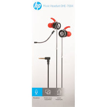 Load image into Gallery viewer, HP In-Ear MultiFunction Musical Earphones with Detachable Microphone - RED
