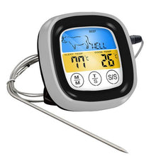 Load image into Gallery viewer, Lifespace 300deg Touch Screen Digital Thermometer with timer &amp; probe
