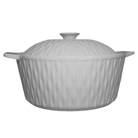 Ceramic Casserole Dish - Dune Pattern Buy Online in Zimbabwe thedailysale.shop