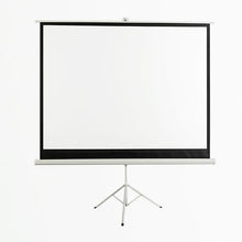 Load image into Gallery viewer, Tripod 100 inch portable electric projecting screen remote control
