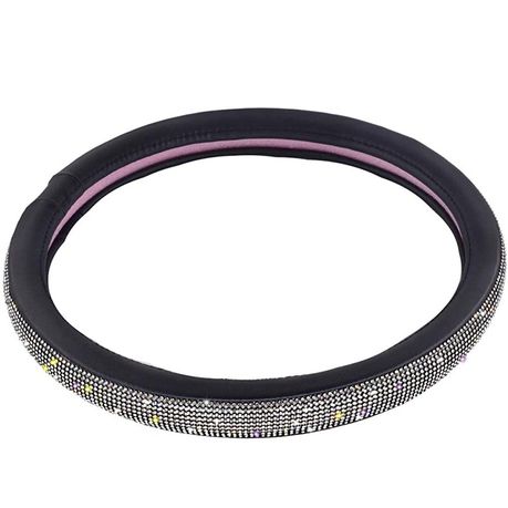 Steering Wheel Cover with Bling Bling Crystal Rhinestones -15 Inch Buy Online in Zimbabwe thedailysale.shop