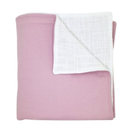 Ruby Melon Double Layer Blanket - Dusty Pink Buy Online in Zimbabwe thedailysale.shop