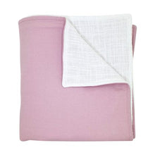 Load image into Gallery viewer, Ruby Melon Double Layer Blanket - Dusty Pink
