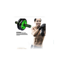 Load image into Gallery viewer, Ab Wheel &amp; Knee Mat - Dual Wheel Roller - Green 183114
