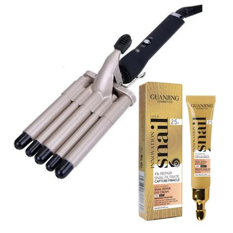 5 Barrel Hair Crimping Curler & Waver Plus a Snail Repair Eye Cream Buy Online in Zimbabwe thedailysale.shop