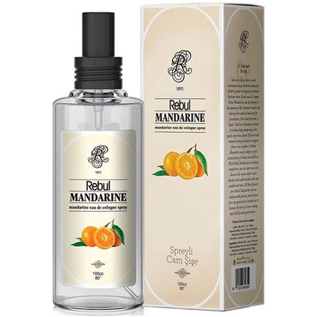 Rebul Mandarine Eau de Cologne 100ml (Spray Glass Bottle) 80° Alcohol Buy Online in Zimbabwe thedailysale.shop