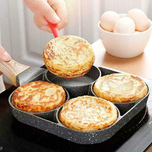 Load image into Gallery viewer, Kitchen Four-hole Frying Pot Thickened Omelet Pan
