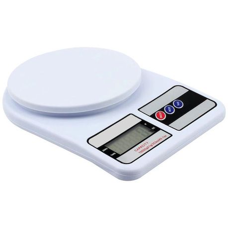 Andowl - Stainless Steel Digital Kitchen Scale with Wide LCD Display