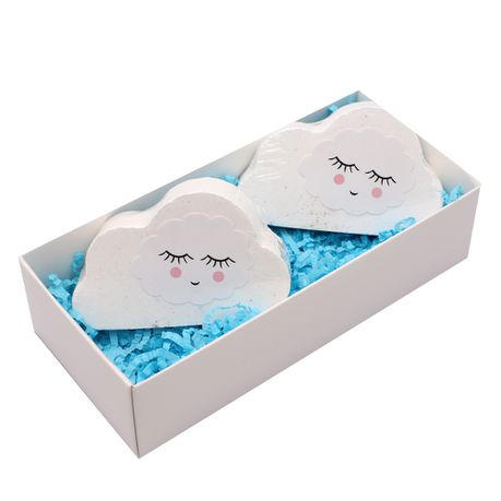 Organic Rainbow Cloud Bath Bombs 2 Piece | Lavender Buy Online in Zimbabwe thedailysale.shop
