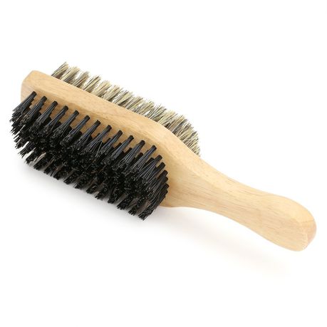 GreenLeaf Wooden Double Sided Beard Brush Buy Online in Zimbabwe thedailysale.shop
