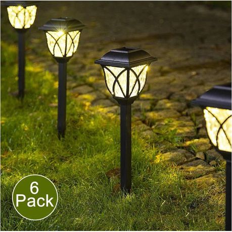 6 Pack Solar Garden lights Buy Online in Zimbabwe thedailysale.shop