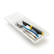 Load image into Gallery viewer, Tiered Cutlery Organiser and Knife Organiser Set

