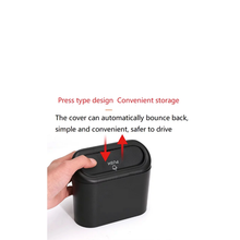 Load image into Gallery viewer, Car Mini Trash Bin With Holder Hook -Black (Q-L088)
