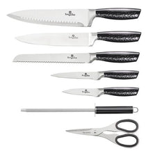 Load image into Gallery viewer, Berlinger Haus 8 Pieces Stainless Steel Knife Set &amp; Stand - Carbon Pro
