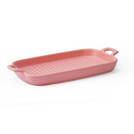 Fine Living Slim Trim Oven Dish - Pink Buy Online in Zimbabwe thedailysale.shop