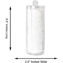 Load image into Gallery viewer, Cotton Pad Rounds Holder / Clear Acrylic Organizer Storage Display Rack

