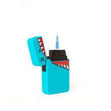 Load image into Gallery viewer, Zenga Grand Jet Flame Shark Lighter Turquoise
