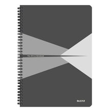 Load image into Gallery viewer, Leitz: A4 Ruled Office N/book Wire Bound - Grey

