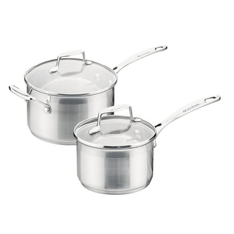 Scanpan Impact 2 Piece Saucepan Set Buy Online in Zimbabwe thedailysale.shop
