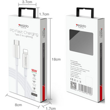 Load image into Gallery viewer, 18W Fast Charging Type-C To Lightning Charger Cable For iPhone 1.2m - CA49
